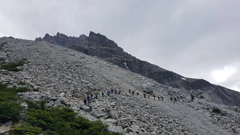 trajetos em Torres del Paine