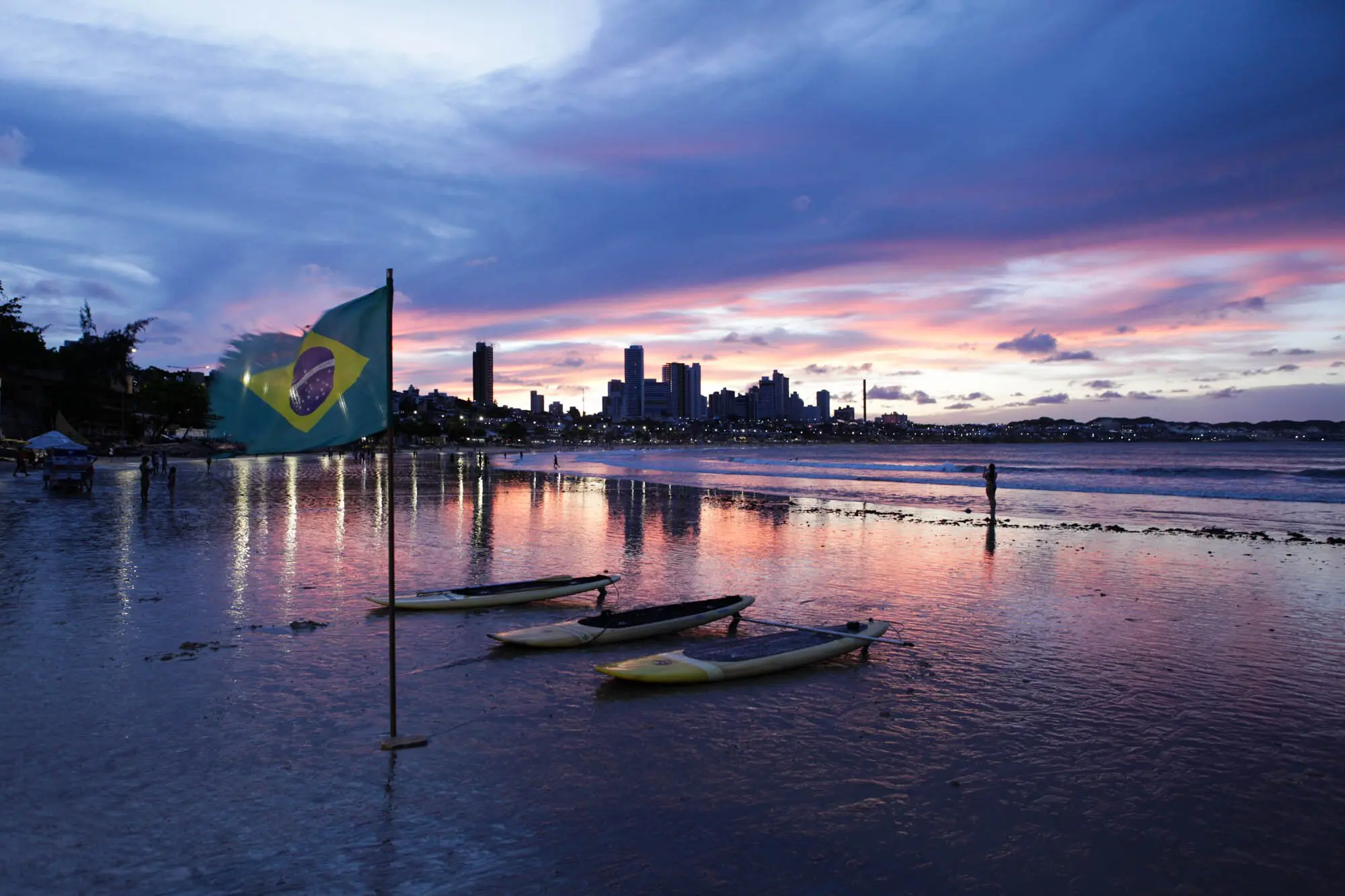 por do sol ponta negra