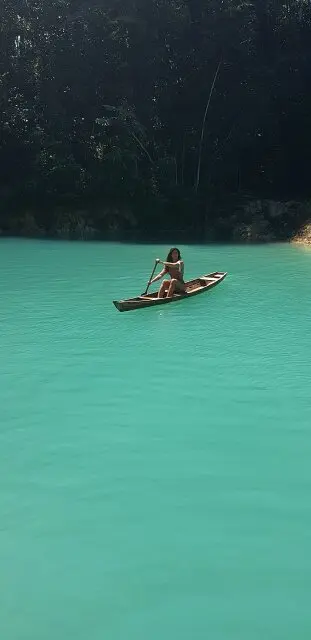 canoa lagoa azul