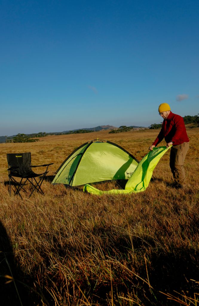 isolantes acampamento