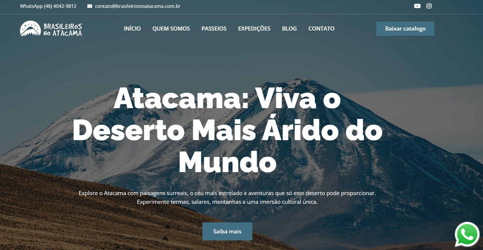 Cupom de desconto Brasileiros no Atacama