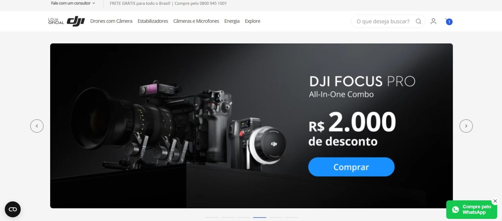 cupom de desconto DJI