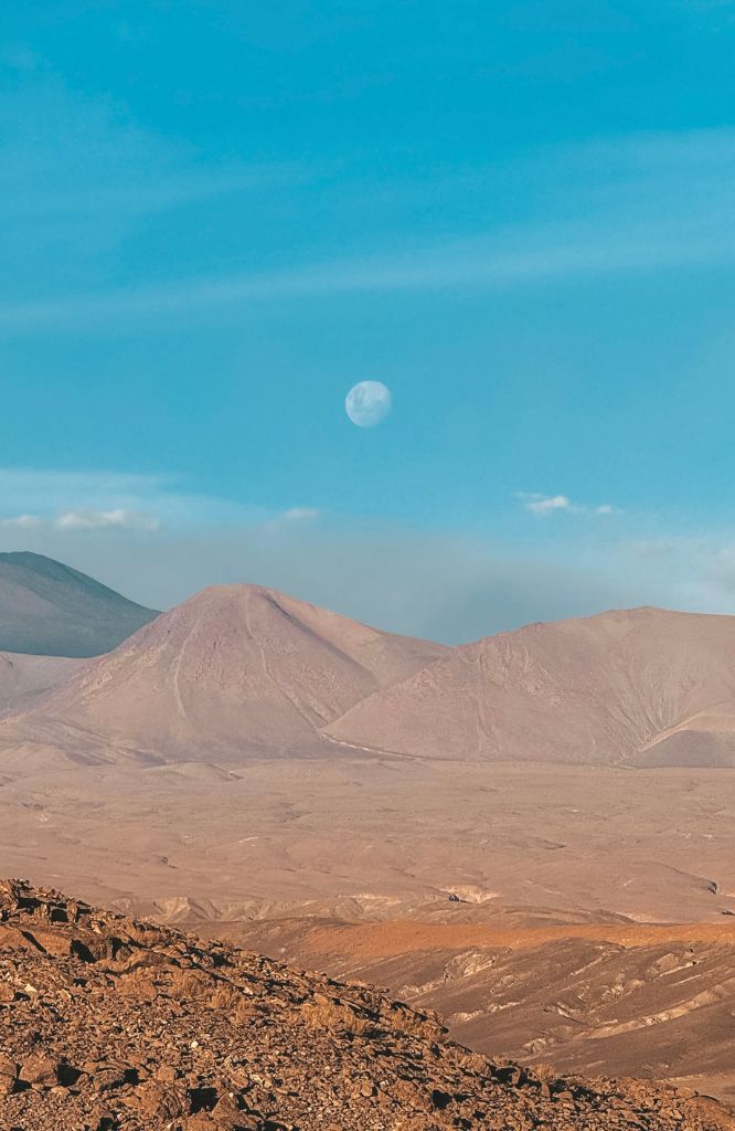 paisagem em deserto de atacama