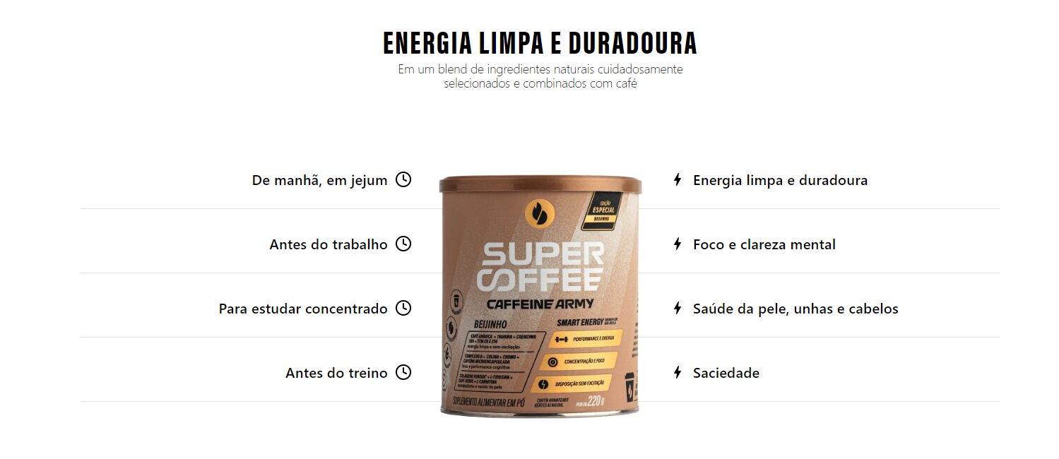 Supercoffee é termogênico