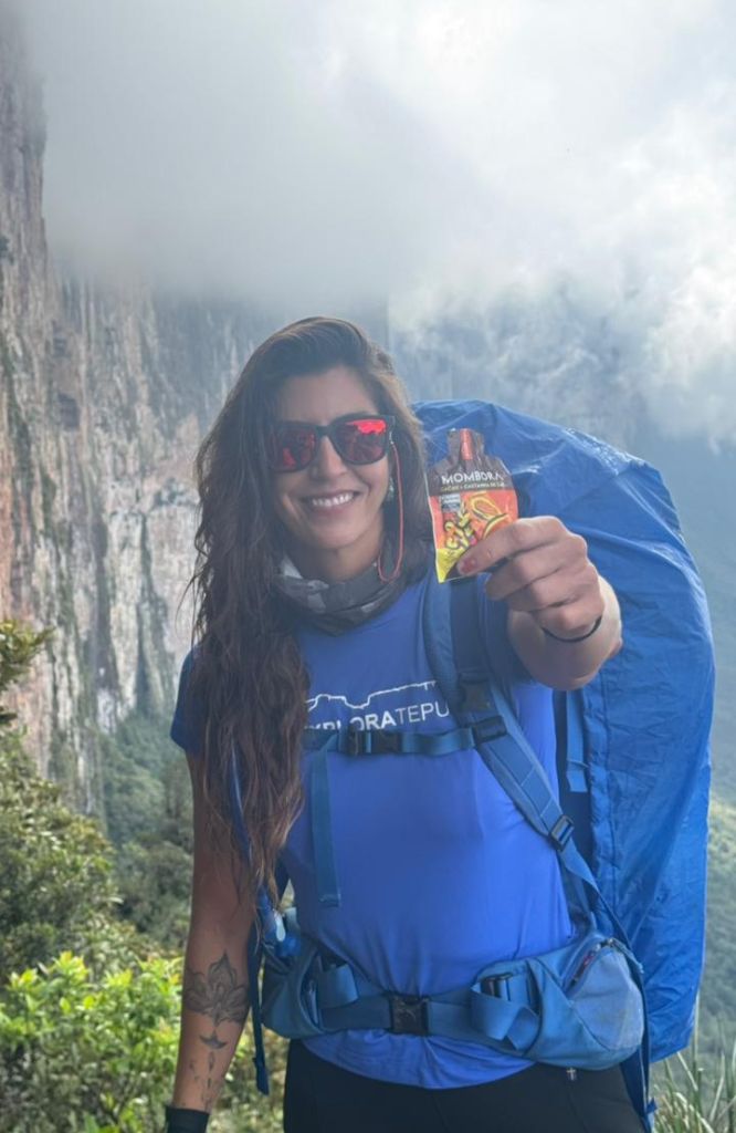 gel de carboidrato trekking